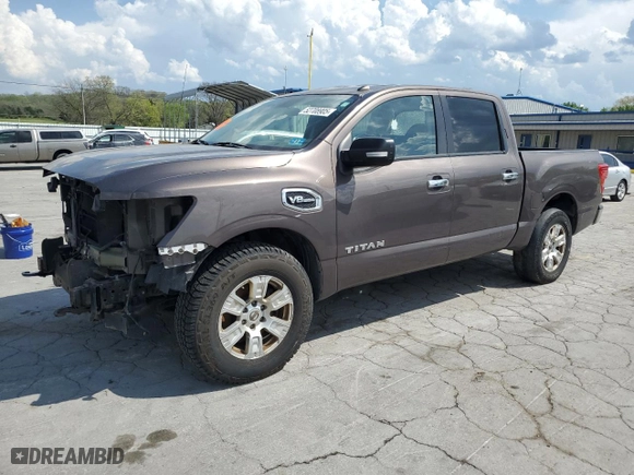 2017 Nissan Titan SV with VIN 1N6AA1EJ8HN522119, listed as a Copart auction lot 52708905 with 139,582 mi miles and Salvage Title. Bid and sale history available at carsss.com. Image 1.