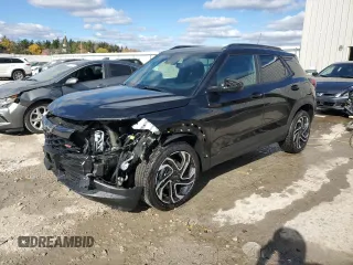2025 Chevrolet TrailBlazer RS with VIN KL79MTSL4SB008157, listed as a Copart auction lot 76710954 with 2,028 mi miles and Salvage Title. Bid and sale history available at carsss.com. Image 1.