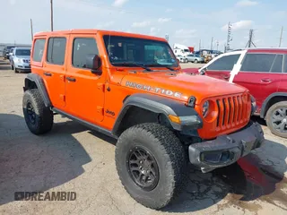2023 Jeep Wrangler Willys with VIN 1C4HJXDG1PW682071, listed as a IAAI auction lot 39902405 with 26,166 mi miles and . Bid and sale history available at DreamBid. Image 1.