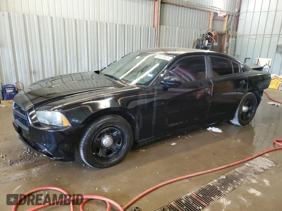 2014 Dodge Charger Police z VIN 2C3CDXAT6EH172222, wystawiony jako Copart lot #59020025 z przebiegiem 155 824 mil mil oraz Szkoda całkowita • Salvage title. Historia ofert i sprzedaży dostępna na DreamBid. Obrazek 1.