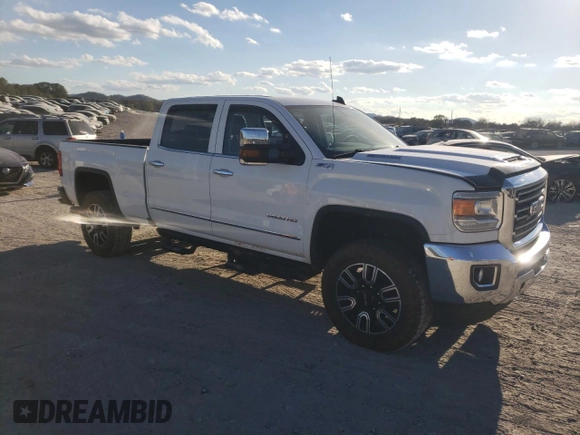 2017 GMC Sierra 2500HD SLT with VIN 1GT12TEY3HF249710, listed as a Copart auction lot 80008164 with 136,002 mi miles and Salvage Title. Bid and sale history available at carsss.com. Image 4.