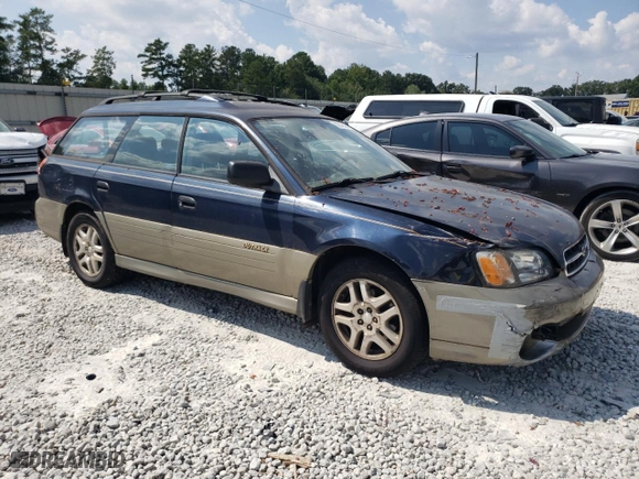 2002 Subaru Legacy Wagon Outback with VIN 4S3BH665227647582, listed as a Copart auction lot 66646454 with 110,094 mi miles and Salvage Title. Bid and sale history available at carsss.com. Image 4.