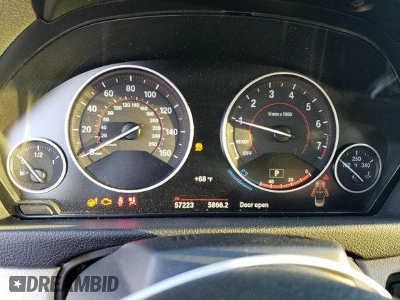 2018 BMW 4 Series 440i with VIN WBA4Z5C5XJEA32924, listed as a Copart auction lot 80485514 with 57,223 mi miles and Salvage title. Bid and sale history available at DreamBid. Image 9.