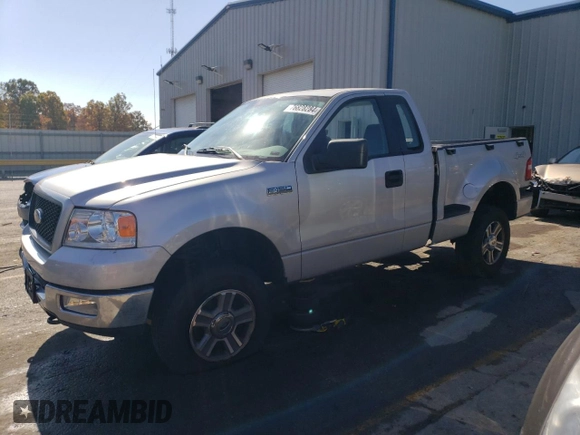 2005 Ford F-150 XLT with VIN 1FTRF04525KE67914, listed as a Copart auction lot 76828284 with 125,876 mi miles and Salvage Title. Bid and sale history available at carsss.com. Image 1.