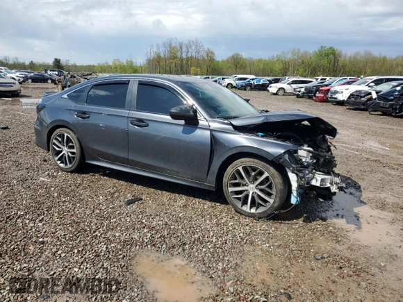 2022 Honda Civic Touring z VIN 2HGFE1F91NH304319, wystawiony jako Copart lot #55896485 z przebiegiem 56 476 mil mil oraz Szkoda całkowita • Salvage title. Historia ofert i sprzedaży dostępna na DreamBid. Obrazek 4.