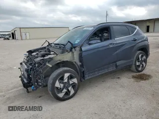 2024 Hyundai Kona Limited with VIN KM8HECA30RU055421, listed as a Copart auction lot 53029325 with 39,367 mi miles and Salvage title. Bid and sale history available at DreamBid. Image 1.