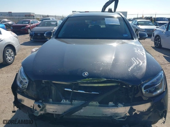 2021 Mercedes-Benz GLC with VIN W1N0G8DB7MV265036, listed as a IAAI auction lot 41232334 with 55,638 mi miles. Bid and sale history available at carsss.com. Image 12.