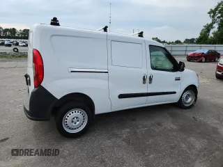 2021 Ram ProMaster City Cargo Tradesman with VIN ZFBHRFAB5M6T49995, listed as a Copart auction lot 58478405 with 86,748 mi miles and Salvage title. Bid and sale history available at DreamBid. Image 3.