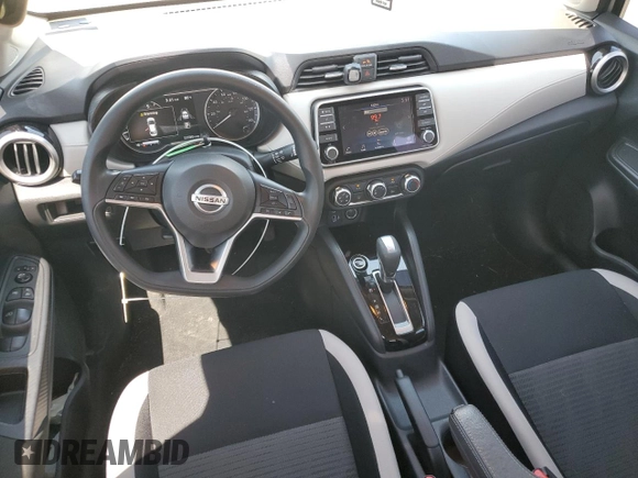 2021 Nissan Versa SV with VIN 3N1CN8EV5ML923006, listed as a Copart auction lot 58546675 with 33,580 mi miles and Salvage title. Bid and sale history available at DreamBid. Image 8.
