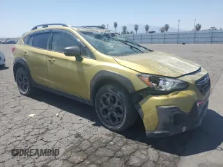 2021 Subaru Crosstrek Special Sports with VIN JF2GTHSC4MH287055, listed as a Copart auction lot 58946605 with 84,948 mi miles and Salvage title. Bid and sale history available at DreamBid. Image 4.