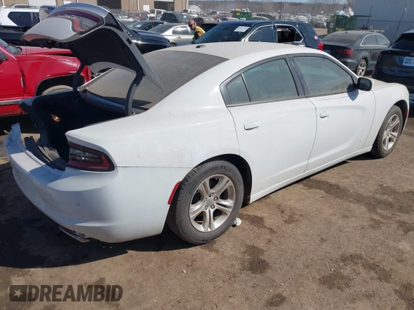 2021 Dodge Charger SXT with VIN 2C3CDXBG5MH605867, listed as a IAAI auction lot 41682336 with 56,660 mi miles and . Bid and sale history available at DreamBid. Image 4.