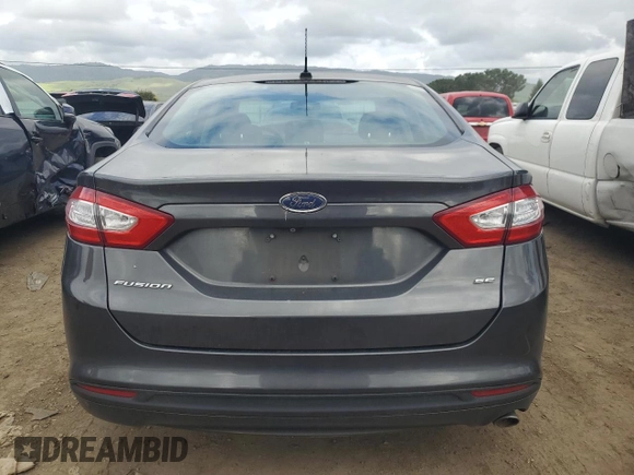 2015 Ford Fusion SE with VIN 3FA6P0H76FR199173, listed as a Copart auction lot 50974195 with 125,606 mi miles and Clean Title. Bid and sale history available at DreamBid. Image 6.