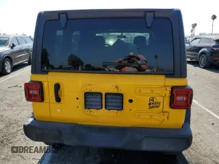 2020 Jeep Wrangler Unlimited Sport S с VIN 1C4HJXDG1LW189677, выставлен на аукционе Copart как лот 62716145 с пробегом 69 624 миль миль и Списание • Salvage title. История ставок и продаж доступна на DreamBid. Изображение 6.