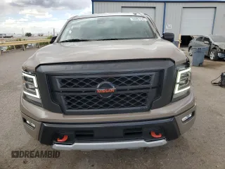 2021 Nissan Titan Pro-4X with VIN 1N6AA1ED8MN500058, listed as a Copart auction lot 55051245 with 41,337 mi miles and Salvage title. Bid and sale history available at DreamBid. Image 5.