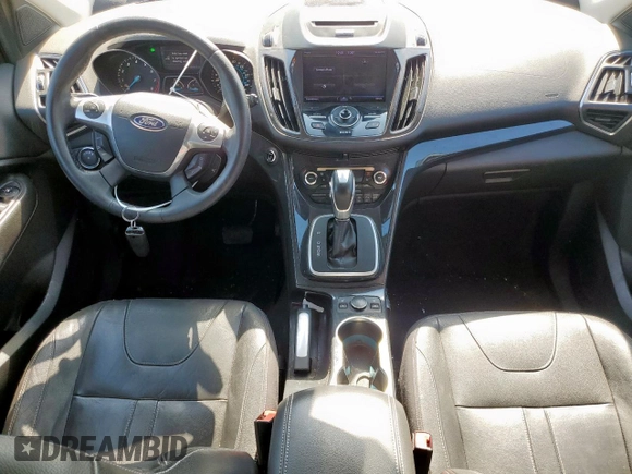 2013 Ford Escape Titanium with VIN 1FMCU0J90DUB95476, listed as a Copart auction lot 58769105 with 96,638 mi miles and Salvage title. Bid and sale history available at DreamBid. Image 8.