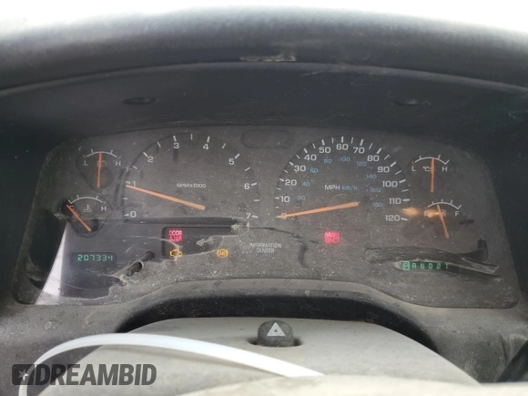 2001 Dodge Dakota Sport with VIN 1B7GL22N31S250879, listed as a Copart auction lot 47322845 with 207,334 mi miles and Salvage Title. Bid and sale history available at carsss.com. Image 9.