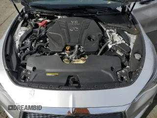 2020 Infiniti Q60 Luxe with VIN JN1EV7EK9LM341035, listed as a Copart auction lot 79031184 with 70,291 mi miles and Salvage Title. Bid and sale history available at carsss.com. Image 11.