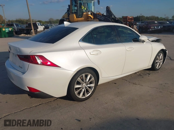 2015 Lexus IS 250 with VIN JTHBF1D20F5080211, listed as a IAAI auction lot 41669299 with 102,813 mi miles and . Bid and sale history available at carsss.com. Image 4.