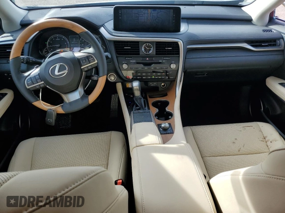 2022 Lexus RX with VIN 2T2HZMAA8NC259769, listed as a Copart auction lot 72956162 with 9,168 mi miles. Bid and sale history available at carsss.com. Image 8.