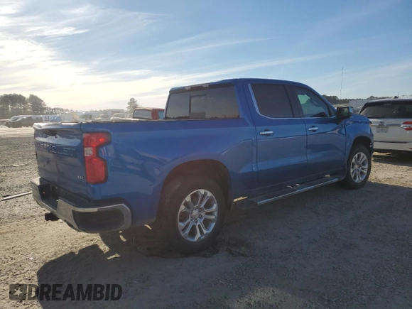 2023 Chevrolet Silverado 1500 LTZ with VIN 1GCUDGE87PZ249074, listed as a Copart auction lot 48901745 with 30,705 mi miles and Salvage Title. Bid and sale history available at DreamBid. Image 3.