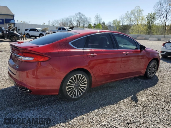 2017 Ford Fusion Titanium with VIN 3FA6P0K94HR115042, listed as a Copart auction lot 52416505 with 108,774 mi miles and Non repairable. Bid and sale history available at DreamBid. Image 3.