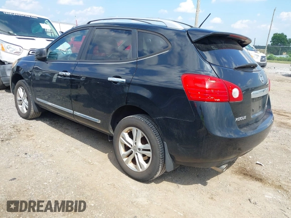 2012 Nissan Rogue S with VIN JN8AS5MV7CW382180, listed as a IAAI auction lot 42616221 with 121,005 mi miles and . Bid and sale history available at DreamBid. Image 3.