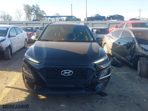 2021 Hyundai Kona SEL with VIN KM8K22AA6MU629536, listed as a IAAI auction lot 41641170 with 109,410 mi miles. Bid and sale history available at carsss.com. Image 12.