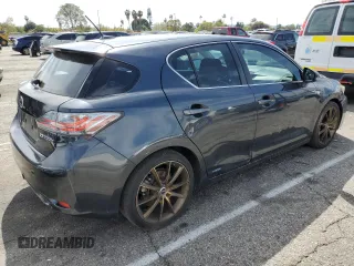 2011 Lexus CT 200h with VIN JTHKD5BH5B2035541, listed as a Copart auction lot 48056285 with 183,624 mi miles and Salvage Title. Bid and sale history available at DreamBid. Image 3.