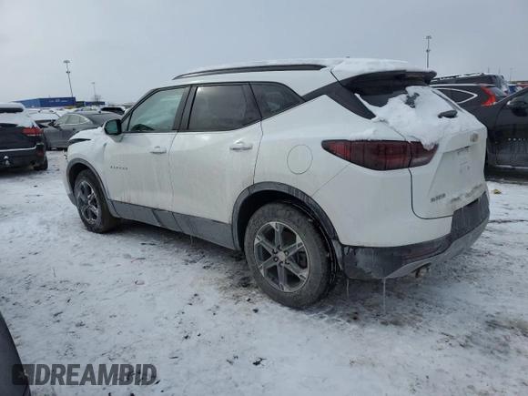 2024 Chevrolet Blazer LT with VIN 3GNKBCR46RS183542, listed as a Copart auction lot 45127625 with 13,519 mi miles and Salvage title. Bid and sale history available at DreamBid. Image 2.