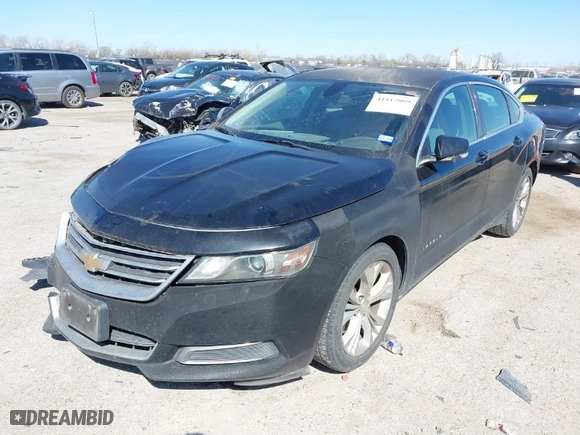 2015 Chevrolet Impala LT with VIN 1G1115SL8FU144251, listed as a IAAI auction lot 41812069 with 197,257 mi miles. Bid and sale history available at carsss.com. Image 2.