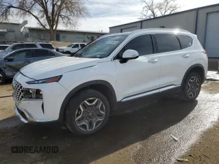 2023 Hyundai Santa Fe Limited z VIN 5NMS4DAL1PH615292, wystawiony jako Copart lot #85105624 z przebiegiem 16 036 mil mil oraz Szkoda całkowita • Salvage title. Historia ofert i sprzedaży dostępna na DreamBid. Obrazek 1.