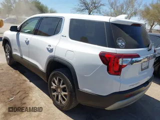 2020 GMC Acadia SLE with VIN 1GKKNKLA1LZ227373, listed as a IAAI auction lot 41852128 with 65,297 mi miles and . Bid and sale history available at carsss.com. Image 3.