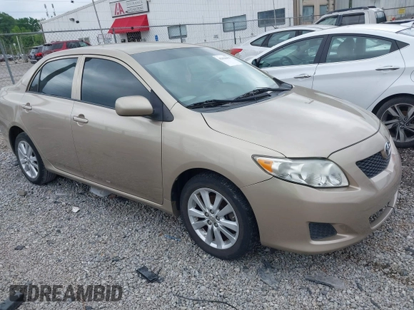 2009 Toyota Corolla with VIN 2T1BU40EX9C041643, listed as a IAAI auction lot 42158455 with 194,336 mi miles. Bid and sale history available at carsss.com. Image 1.