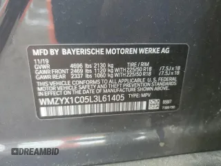 2020 MINI Countryman Cooper S z VIN WMZYX1C05L3L61405, wystawiony jako Copart lot #59017995 z przebiegiem 40 802 mil mil oraz Szkoda całkowita • Salvage title. Historia ofert i sprzedaży dostępna na DreamBid. Obrazek 12.