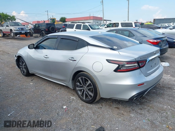 2019 Nissan Maxima SV with VIN 1N4AA6AV4KC376688, listed as a IAAI auction lot 42567641 with 178,411 mi miles and . Bid and sale history available at DreamBid. Image 14.