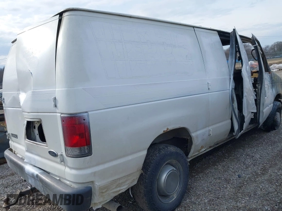 2005 Ford Econoline Cargo with VIN 1FTNE24L55HA37593, listed as a IAAI auction lot 41448776 with Not Provided miles. Bid and sale history available at carsss.com. Image 4.