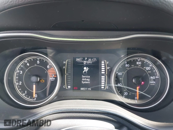 2020 Jeep Cherokee Latitude with VIN 1C4PJMCB7LD603878, listed as a IAAI auction lot 42104307 with 88,511 mi miles and . Bid and sale history available at DreamBid. Image 7.