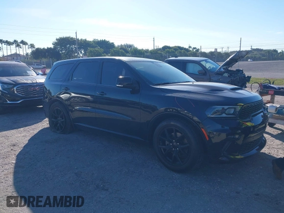 2021 Dodge Durango R/T with VIN 1C4SDJCT3MC806766, listed as a IAAI auction lot 41426865 with 62,919 mi miles and . Bid and sale history available at DreamBid. Image 1.