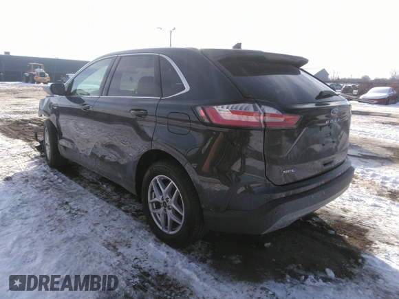 2024 Ford Edge SEL with VIN 2FMPK4J9XRBA57214, listed as a IAAI auction lot 41560467 with 20,683 mi miles. Bid and sale history available at carsss.com. Image 3.