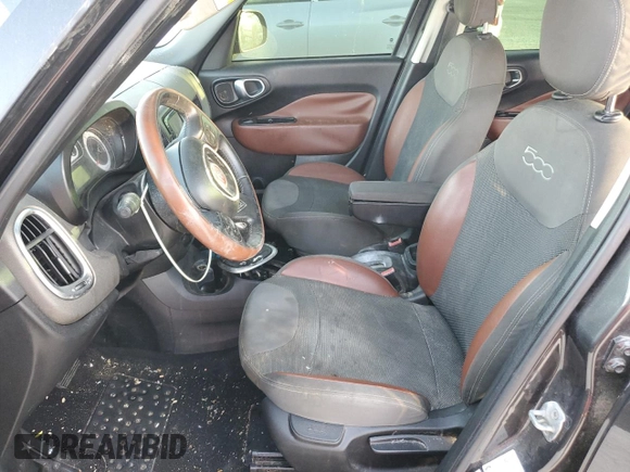 2015 FIAT 500L Urbana Trekking with VIN ZFBCFADH8FZ030792, listed as a Copart auction lot 78655844 with 0 mi miles and Salvage Title. Bid and sale history available at carsss.com. Image 7.