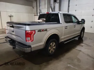 2017 Ford F-150 XL with VIN 1FTEW1EG8HKD36107, listed as a Copart auction lot 46004555 with 129,387 mi miles and Clean Title. Bid and sale history available at carsss.com. Image 3.