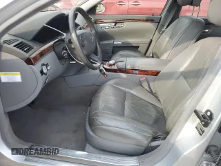 2007 Mercedes-Benz S 550 with VIN WDDNG71XX7A102888, listed as a Copart auction lot 54901285 with 214,792 mi miles and Salvage Title. Bid and sale history available at carsss.com. Image 7.