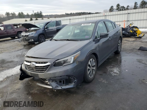 2020 Subaru Legacy with VIN 4S3BWAA67L3011838, listed as a Copart auction lot 89249595 with 93,148 mi miles and Salvage title. Bid and sale history available at DreamBid. Image 1.
