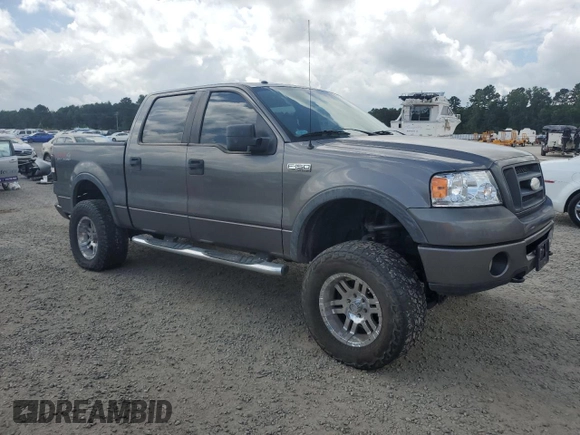 2008 Ford F-150 XLT with VIN 1FTPW14V48FB08820, listed as a Copart auction lot 64747015 with 307,040 mi miles and Salvage title. Bid and sale history available at DreamBid. Image 4.