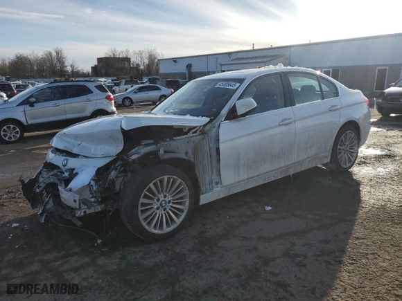 2013 BMW 3 Series 328i xDrive with VIN WBA3B3C59DF532606, listed as a Copart auction lot 45305645 with NaN miles and Salvage Title. Bid and sale history available at carsss.com. Image 1.