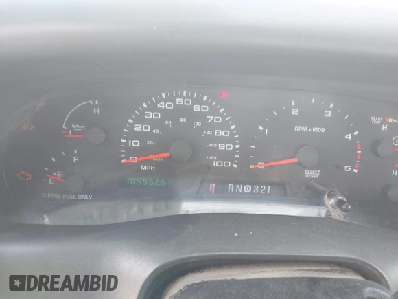 2003 Ford F-250 XL с VIN 1FTNX20P33EB84979, выставлен на аукционе IAAI как лот 42322784 с пробегом 185 952 миль миль и . История ставок и продаж доступна на DreamBid. Изображение 7.