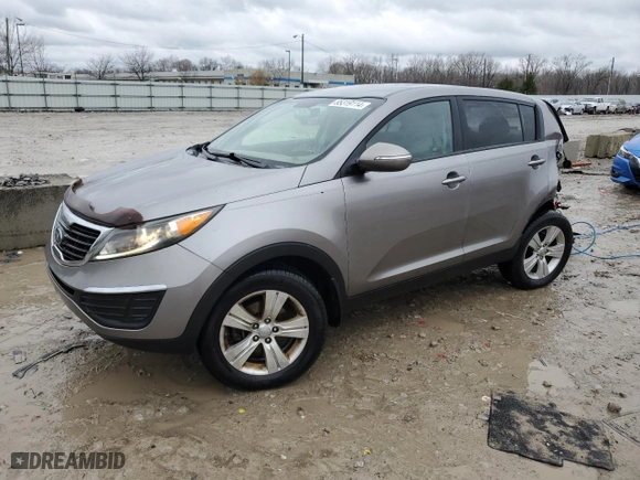 2013 Kia Sportage LX with VIN KNDPB3A27D7531882, listed as a Copart auction lot 85319114 with 134,219 mi miles and Non Repairable. Bid and sale history available at carsss.com. Image 1.