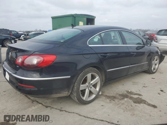 2011 Volkswagen CC Lux Plus with VIN WVWHN7AN9BE727280, listed as a Copart auction lot 85802354 with 128,245 mi miles and Clean Title. Bid and sale history available at carsss.com. Image 3.