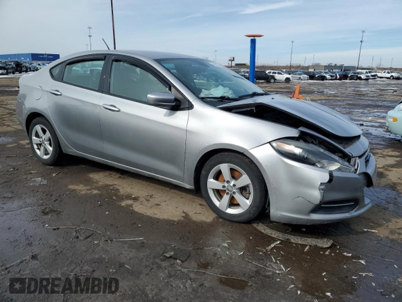 2015 Dodge Dart SXT with VIN 1C3CDFBB8FD222570, listed as a Copart auction lot 46621535 with 158,240 mi miles and Salvage Title. Bid and sale history available at carsss.com. Image 4.