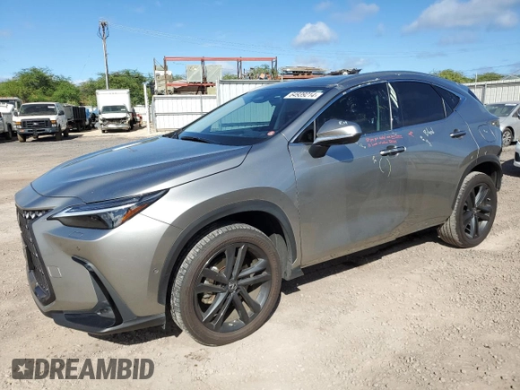 2022 Lexus NX with VIN JTJHKCFZ9N2004738, listed as a Copart auction lot 64939214 with 18,489 mi miles and Salvage Title. Bid and sale history available at carsss.com. Image 1.